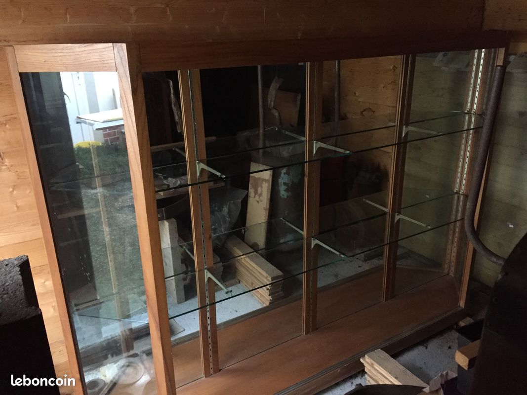 Vitrine verre et bois pour collectionneur (image 1)