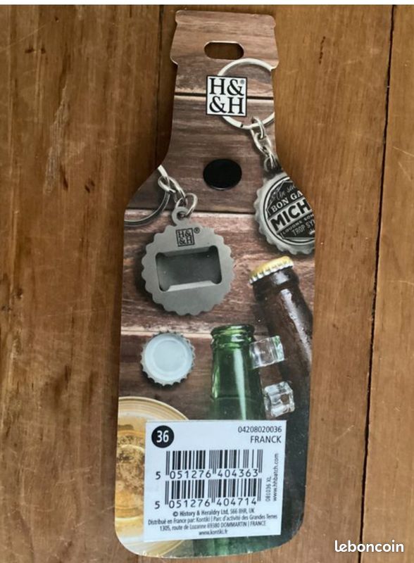 Porte-clés Décapsuleur Figure 8