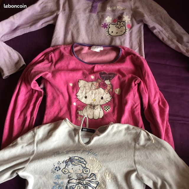 3 hauts de pyjamas fille 12 ans (image 1)