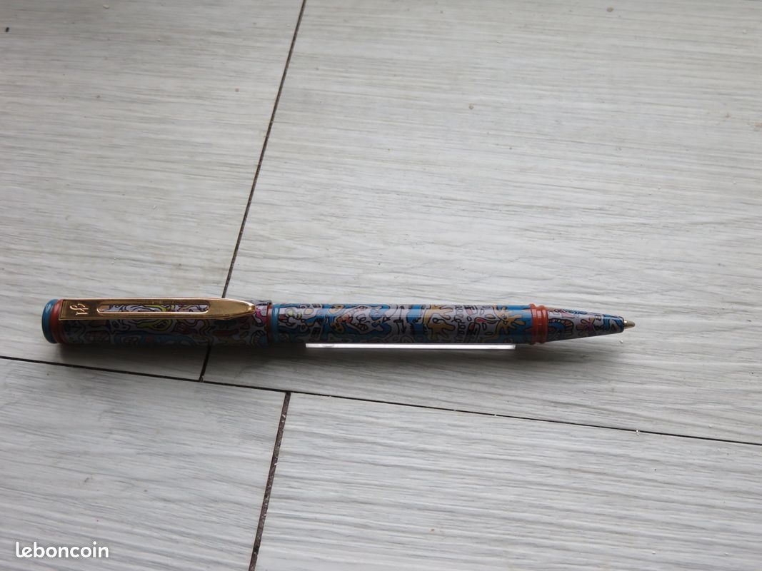 STYLO Bille WATERMAN Vintage – Bleu – Occasion – Plume Acier