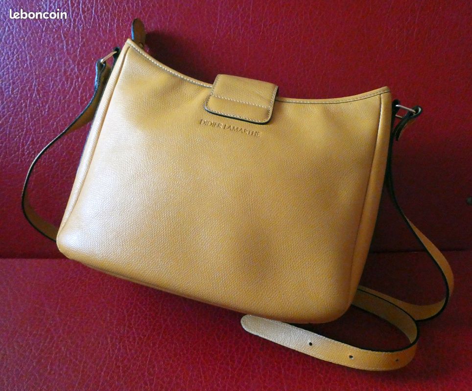 Sac à main jaune Didier Lamarthe vintage (image 2)