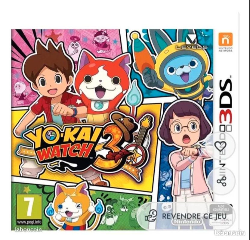 Yo Kai watch 3 comme neuf avec sa boîte (image 1)