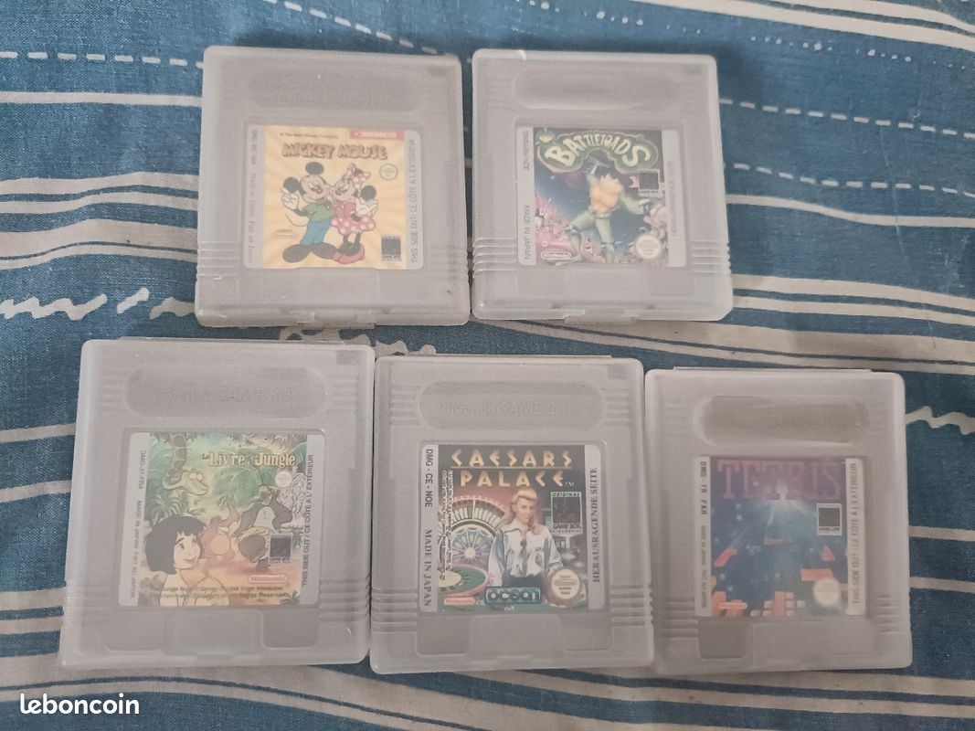 Cale Interne Plastique Transparent Pour Jeux Game Boy Japonais - Neuf, Compatibilité GB/GBC