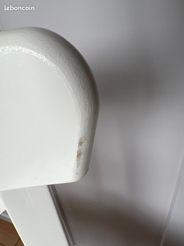 2 chaises de bar blanches (image 7)