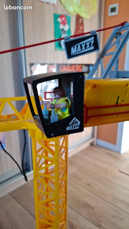 Playmobil city action - Grue télécommandée + engins de chantier (image 5)