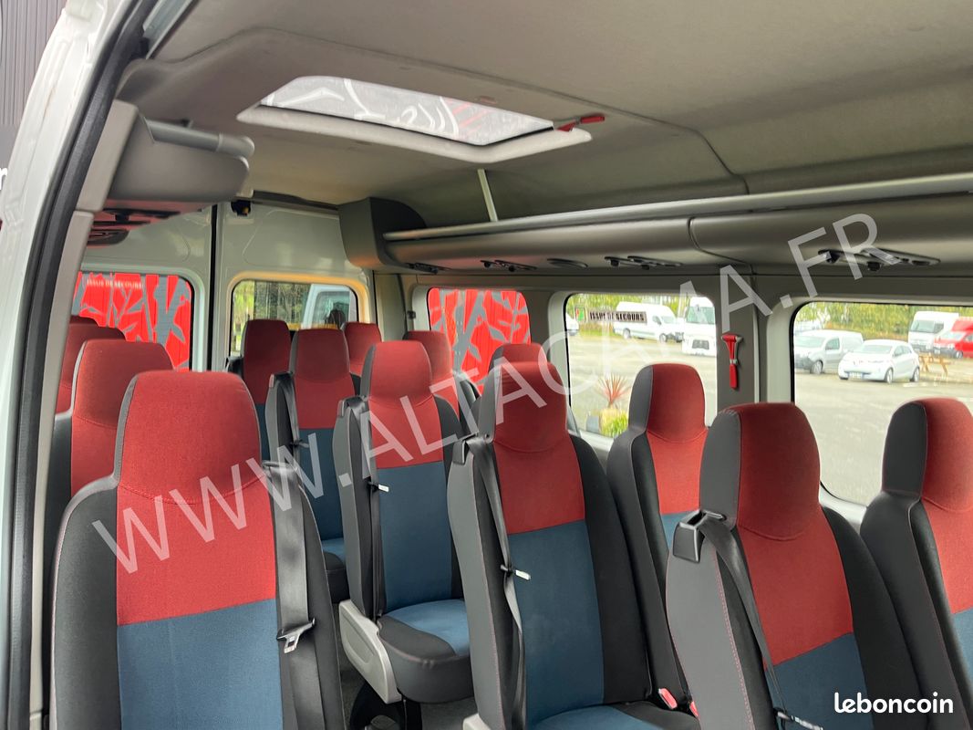 21 000 ht - renault master 150cv minicar minibus 17 places boite de vitesse robtisee (image 5)