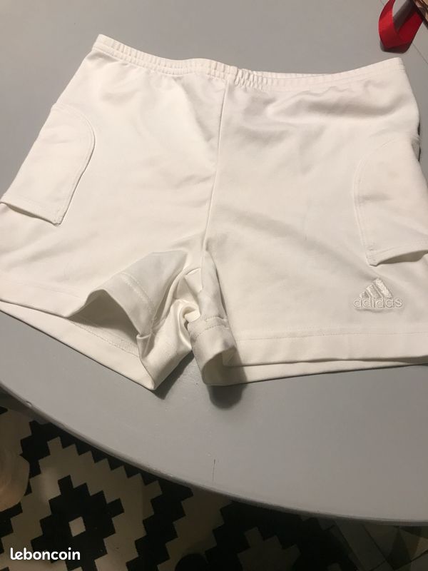 Culotte de sport tennis blanche adidas (image 1)