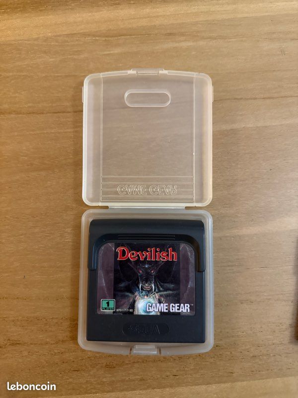 Pins Sega Jeu SEGA Game Gear - DEVILISH - Version Japonaise - Très Bon État (TBE) Devilish Game Gear Japon