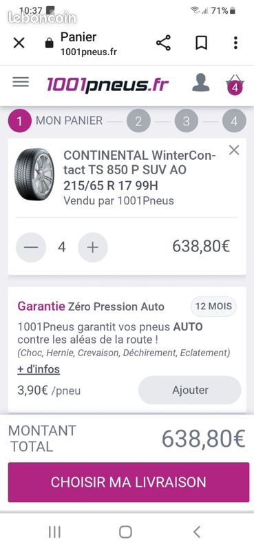 215 65 17 continental winter contact TS850P (image 3)