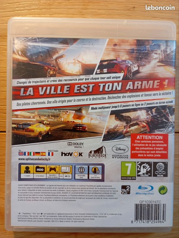 Split/Second Velocity : la liste complète des trophées en images