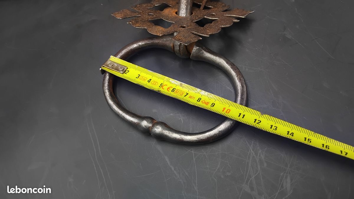Ancien cochonnier verrou loquet targette fermeture par cadenas - Bricolage