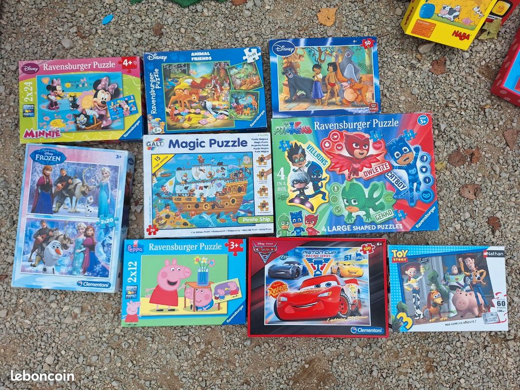 Lot de jouet/puzzle/peluche (image 1)