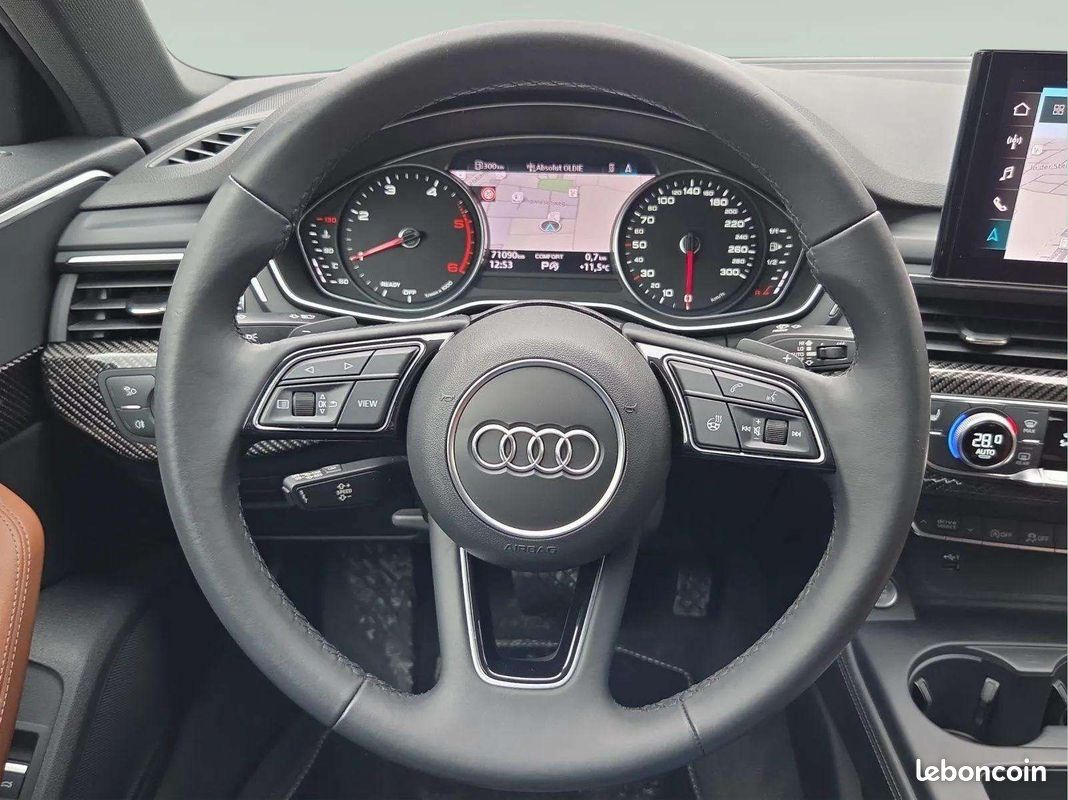 Audi A4 AVANT 40 TDI quattro S line S-Tronic 204 ch * GPS * LED * Caméra de Recul * Jantes Audi Sport * Sièges Chauffants Avant/Arrière * Pack Noir (image 9)