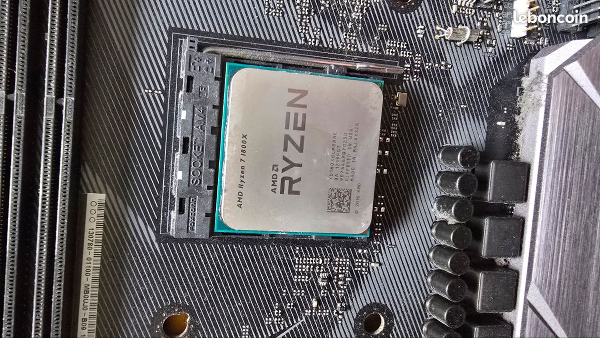 ⚠️ Kit upgrade complet AM4 – Ryzen 7 1800X + ROG Strix B350‑F + 