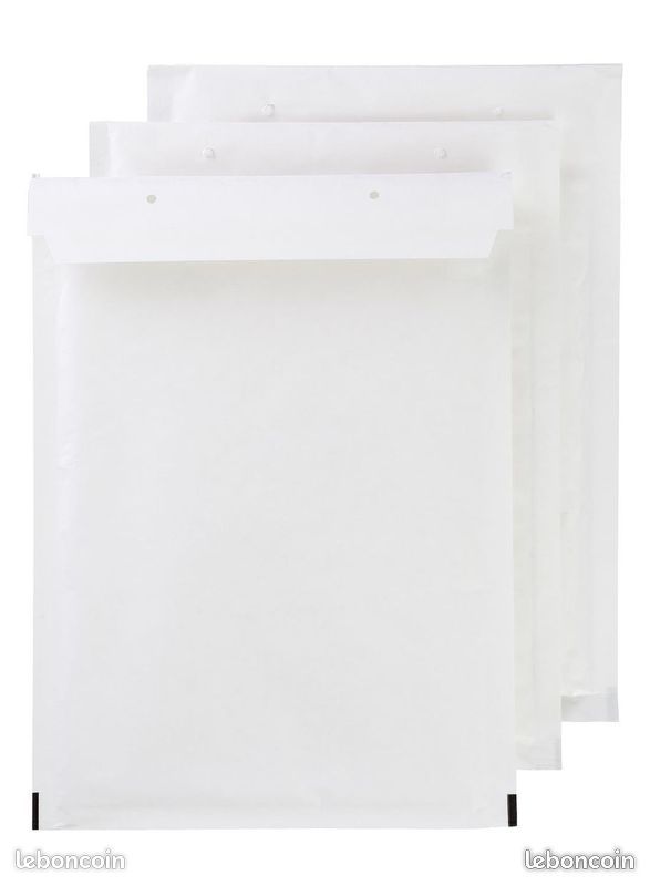 Lots 200 enveloppes bulle taille A. Dim. Int. 100*160mm (image 1)