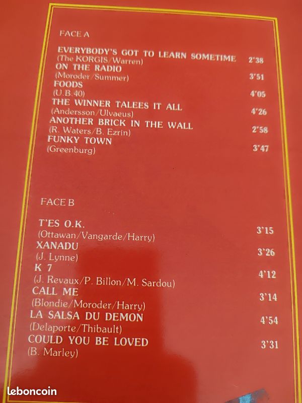 Disque Vinyl collector- John First, son ensemble, ses chanteurs (image 2)