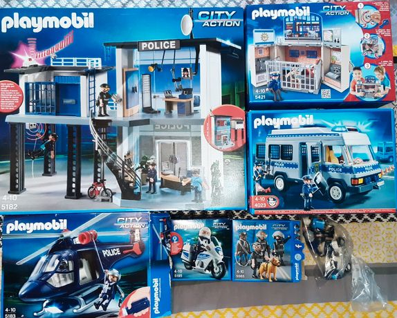 ② playmobil set 4023. voiture de police. — Jouets