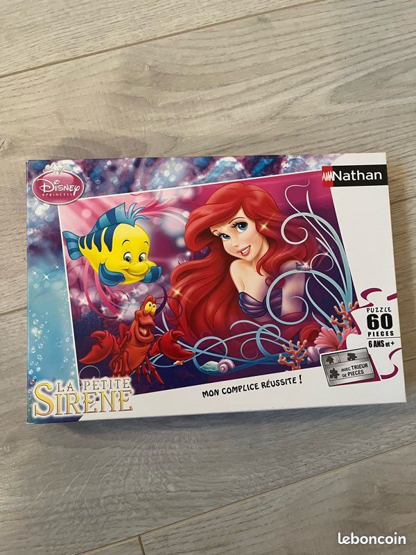 Puzzle la petite sirène 60 pièces (image 1)