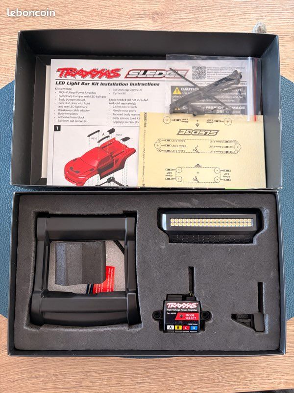 Traxxas 9690 – Kit LED Complet Pour Sledge, Éclairage Haute Performance