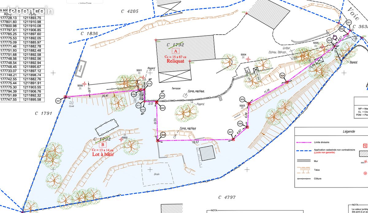 Terrain constructible alata lieu-dit griggiola · 179 000 €