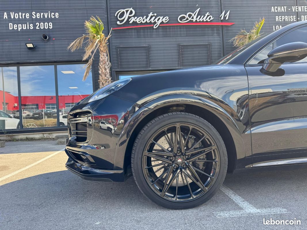 Porsche CAYENNE COUPE 4.0 V8 HYBRID Turbo S KIT techart 60 000 euros JA VOSSEN Echappement Tech ART Offre de LOA 2 124 /mois TTC (image 6)