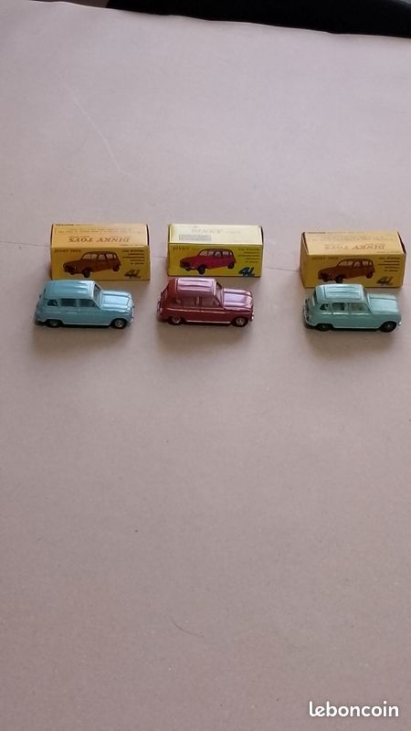 Lot Rare De 4 Dinatrolls – Jouets Vintage Années 90 – Boîte D'origine