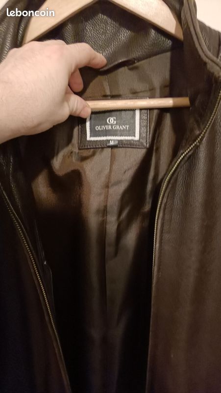Manteau Cuir long Olivier Grant (image 3)