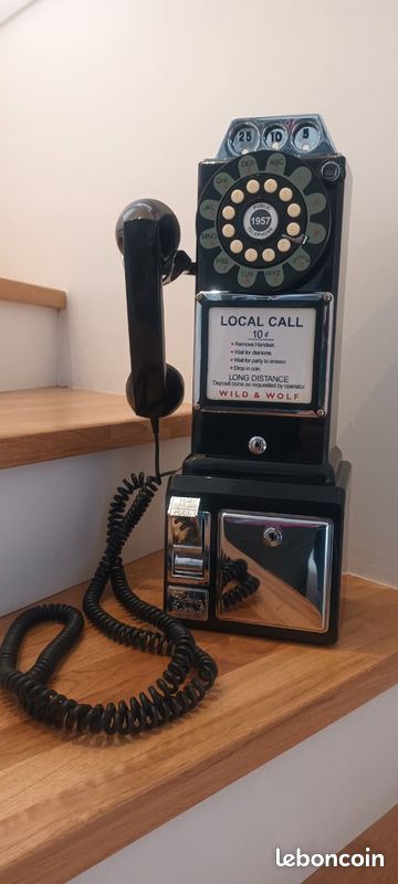 Téléphone Fixe Rétro,Téléphone Fixe De Bureau Vintage Style Européen
