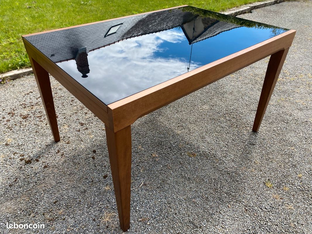 Table bois et verre (image 3)