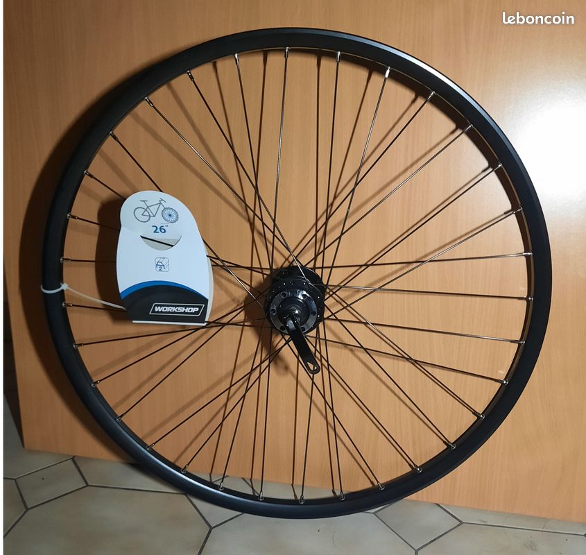 Roue avant DECATHLON 26 pouce pour frein a disque NEUVE pour velo