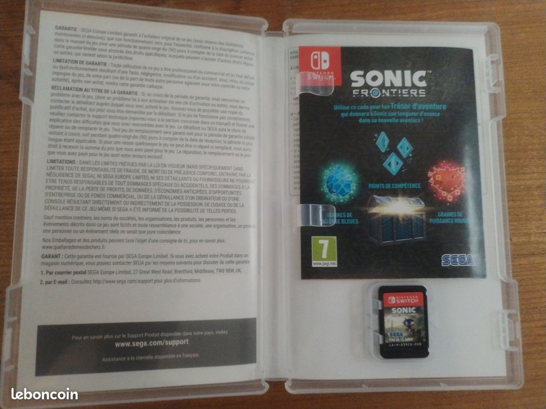 Sonic frontiers jeu switch (image 2)