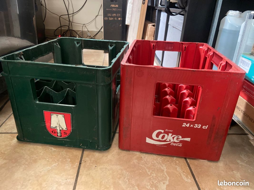 Caisse de bouteilles Coca Cola / Spaten München (image 3)