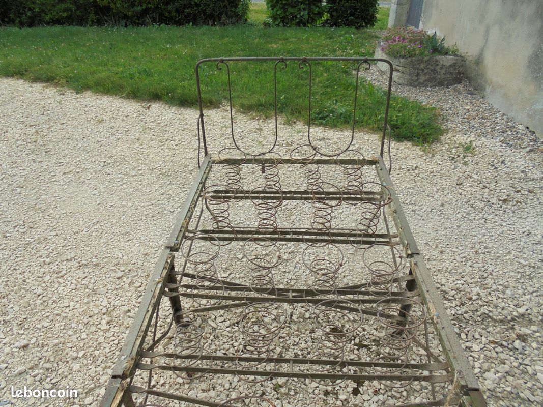 Lit pliant ancien 180x80cm (image 2)