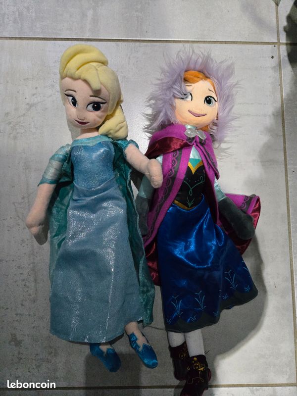 Peluche Elsa La Reine Des Neiges - 40 Cm, Coton Doux, Poupée De Collection, Cadeau Enfant