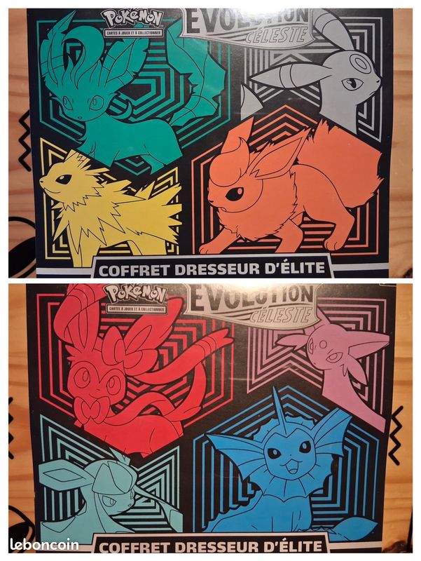 POKEMON : " ETB, Fr EVOLUTION CELESTE " DUO, Fr ETB 1 et 2 (image 1)