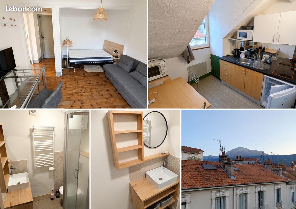 Appartement 1 pièce 22 m² · à Grenoble · 22 m² · 580 €