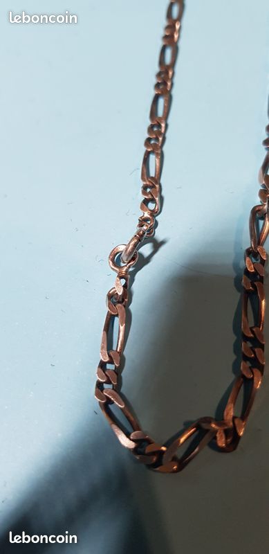 Chaîne En Argent Massif 925 Vintage - 25,48g, Bijou Ancien Pour Femme Ou Homme