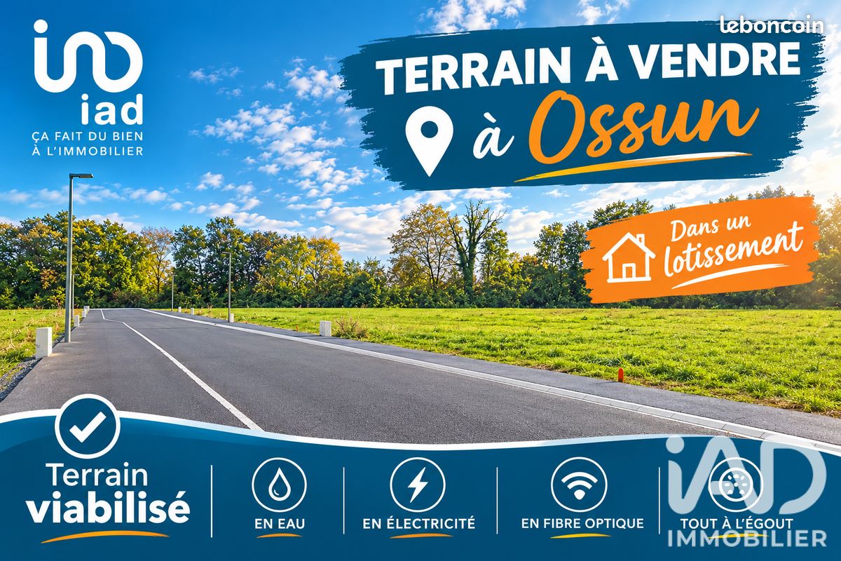 Terrain 565 m² · à Ossun · 565 m² · 59 400 €