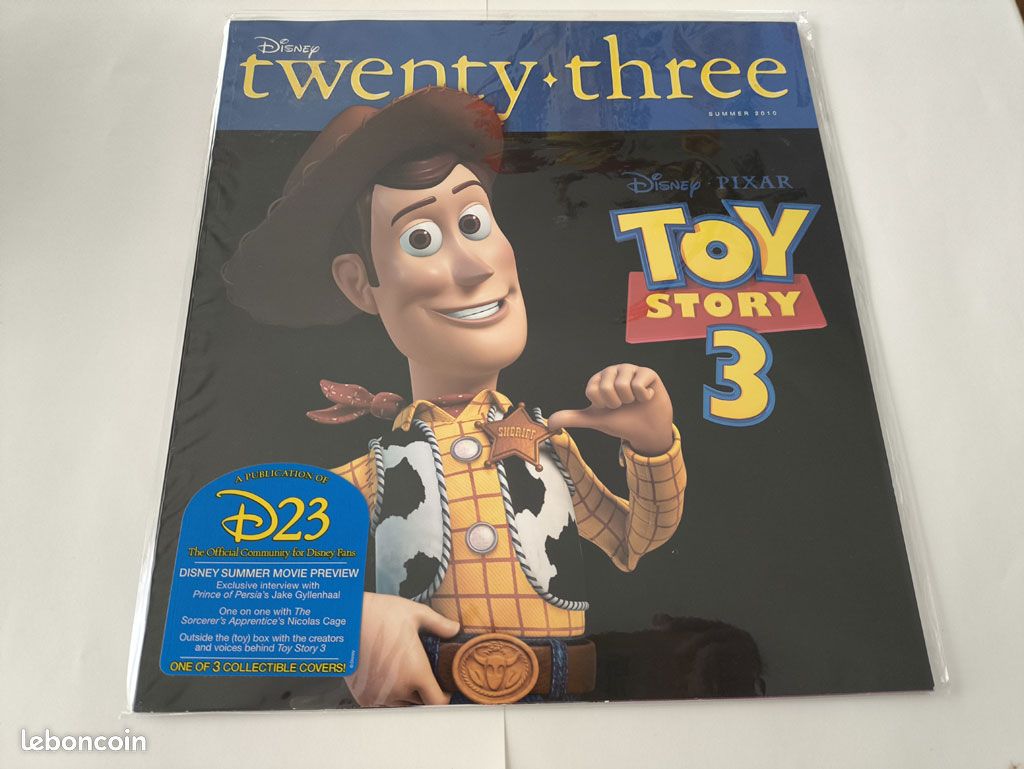 Woody Disney D23 N°6 W - Twenty Three summer 2010 Toy Story 3 (image 1)