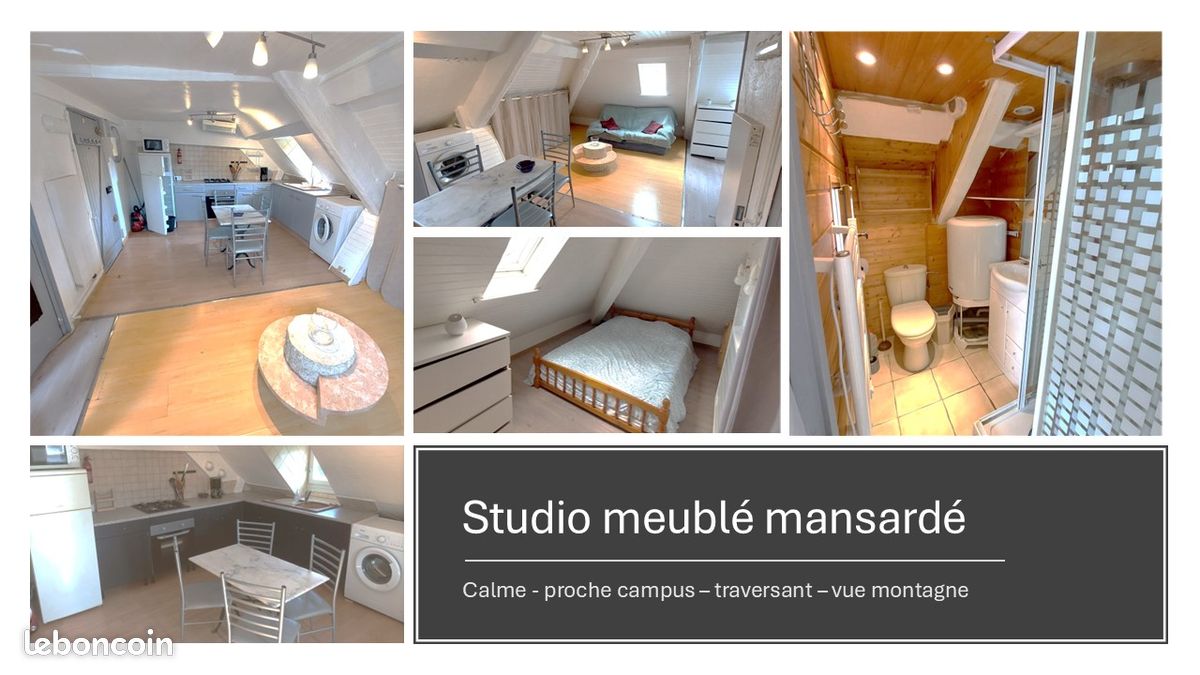 Appartement 1 pièce 35 m² · à Saint-Martin-d'Hères · 35 m² · 530 €