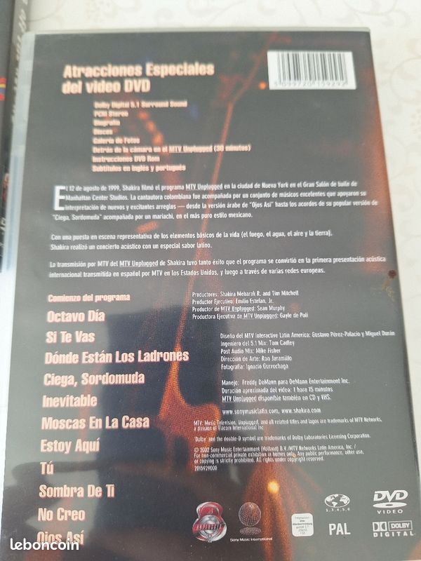 Dvd Shakira (image 2)