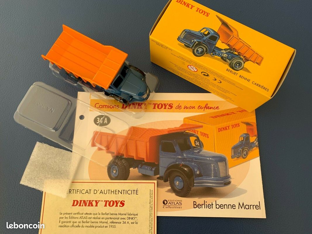 Camion Benne Carrières Dinky Toys 580 - Neuf Dans Sa Boîte - Jouet Vintage Années 60