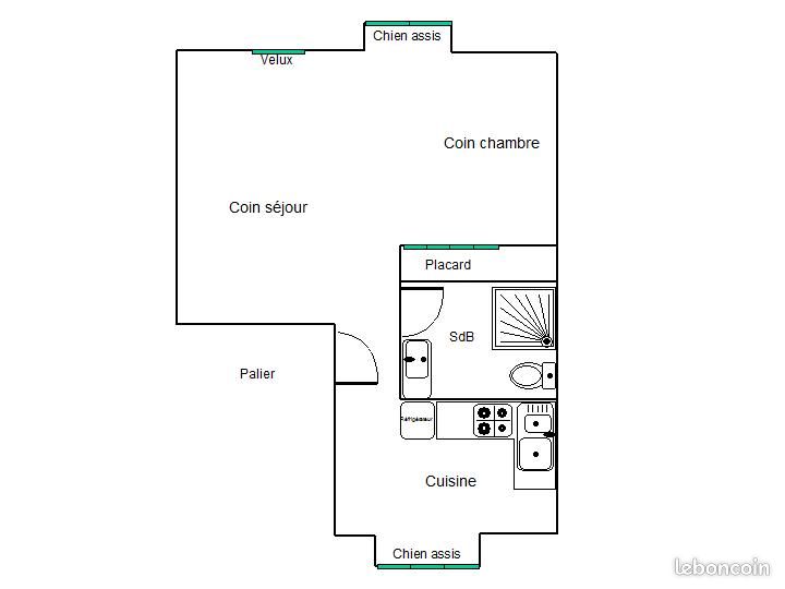 Appartement a louer epernay - 34 m2 - Surfyn