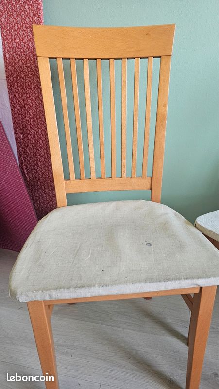 Chaises bois massif (image 4)