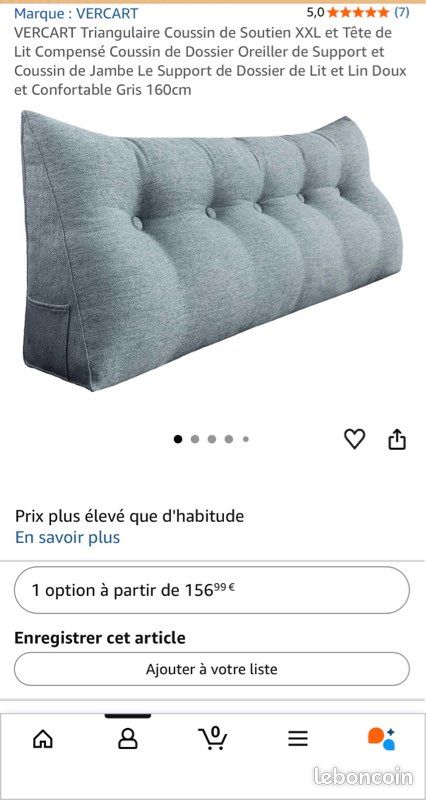 Coussin XXL et Tête de Lit (image 2)