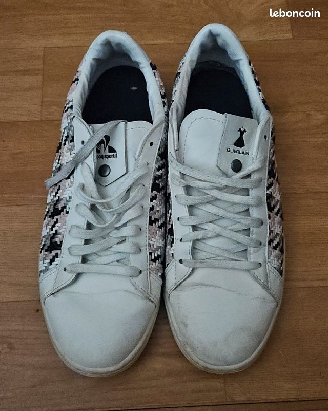 Sneaker Le Coq Sportif X Guerlain Ss Techno Basquette Femme Le Coq