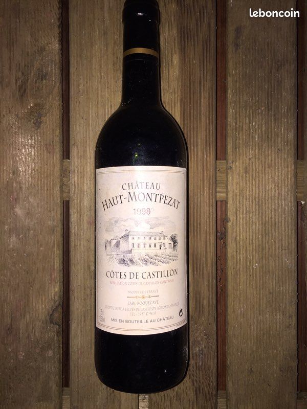 1 bouteille de Côtes de Castillon - Chateau Haut-Montpezat 1998 (rouge) (image 1)