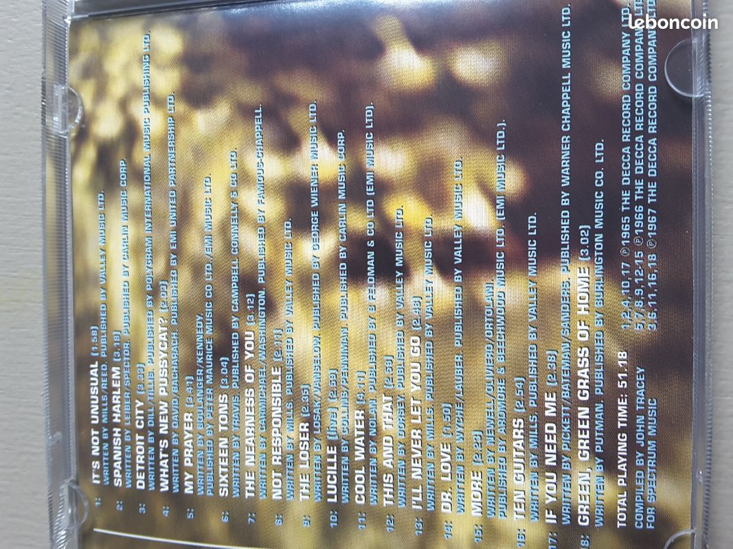 Rv cd tom jones best of (image 3)