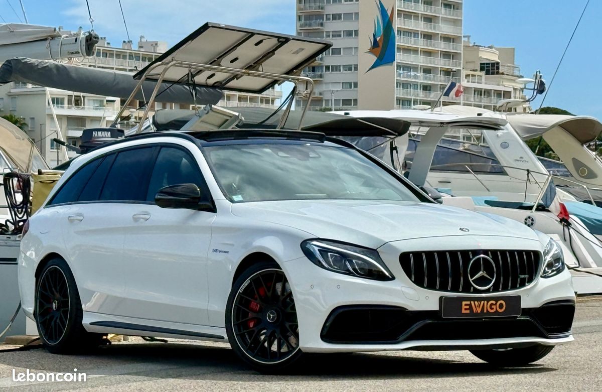 MERCEDES-BENZ CLASSE C C63 S AMG T 4.0 V8 BI-TURBO 510CH DCT + DE 20ke D'OPTIONS TO ECHAP SPORT CAM 360 FULL OPTIONS +++ (image 4)