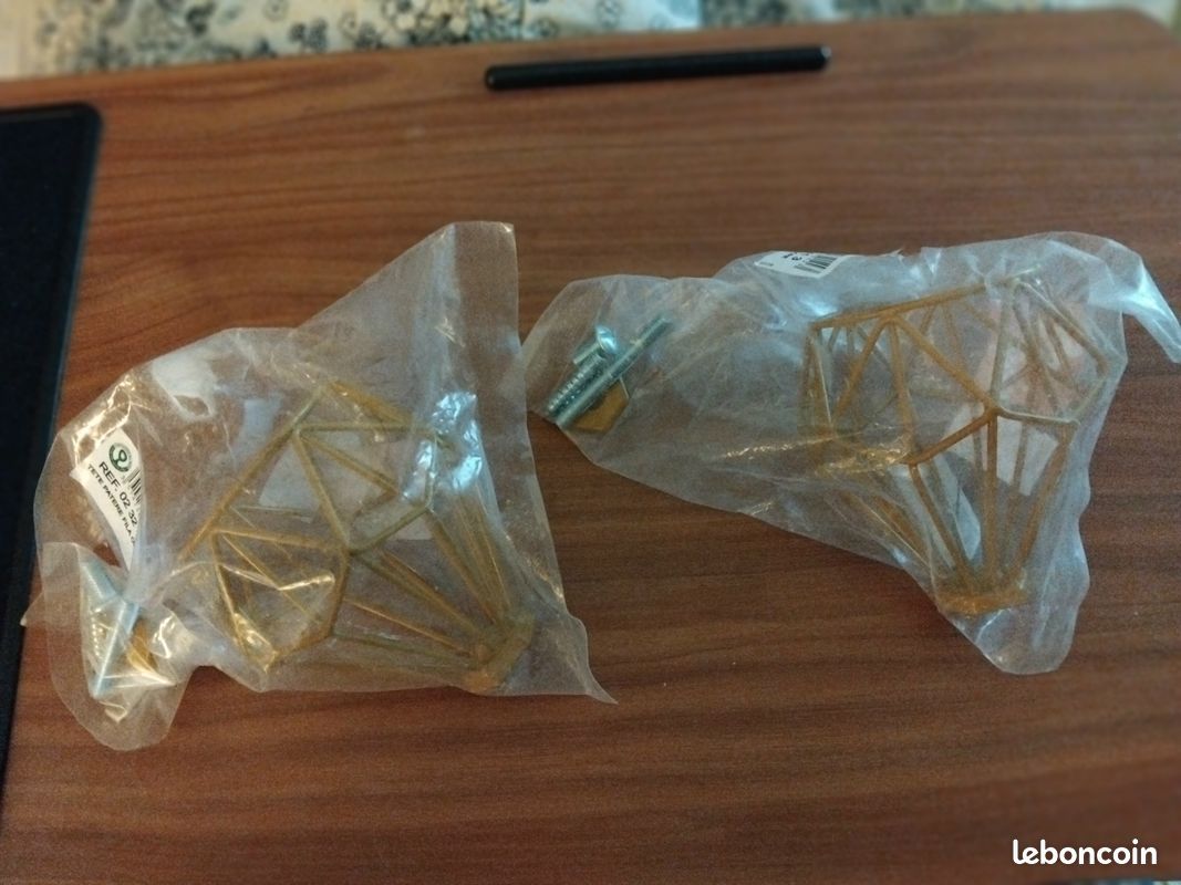 Lot de 2 patères jaune - neuves (image 2)